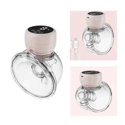 Produktbild von Milchpumpe, Elektrische Milchpumpe Freihändig mit 4 Modi & 9 Stufen, Auslaufsicheres Design, 24 mm Tragbare Milchpumpe, 1 Stück