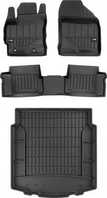 Image de Jeu de tapis en caoutchouc 3D pour Toyota Auris II Break 2012-18