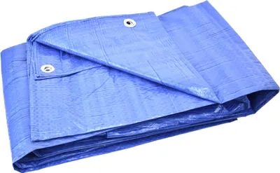 Image de Bâche de couverture BSD - Bâche de couverture étanche, bâche en tissu, bâche de protection - Léger - Bleu - 50g/m ? - 15x20m