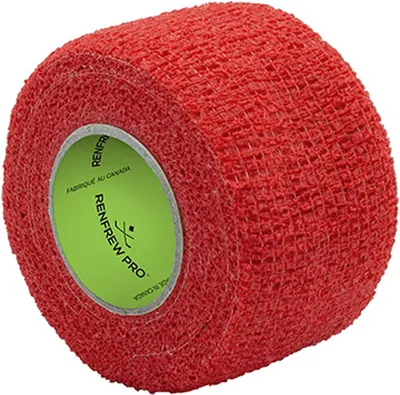 Zdjęcie produktu dla RENFREW StretchRap 206 Taśma hokejowa czerwona, 38 mm x 5,5 m