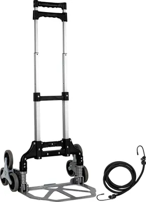 Immagine prodotto di 2.03 Carrello portascale a 2 stadi regolabile con cinghia di tensione - circa 47x45x100 cm - montascale