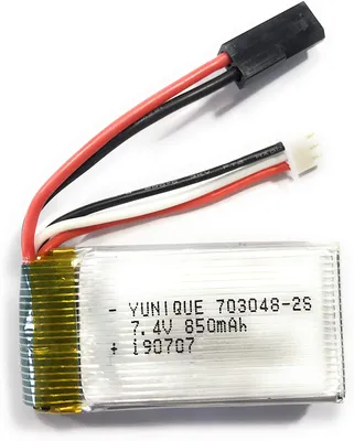 Produktbild von Lipo Batterie 7.4V 850mAh für 1/16 XLH 9130 9136 9137 Auto RC 4WD Truck Rocker Crawler