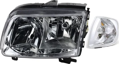 Obrázok produktu pre Johns, Halogénové svetlomety pasuje na VW Polo 00 6N 6Kv 99-01 H7 H1 ?avé s ukazovate?mi