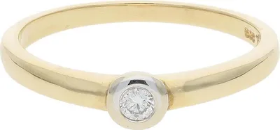 Produktbild von Ring Gold und Weißgold 585 Brillant JL10-07-1892 JuwelmaLux Größe 52