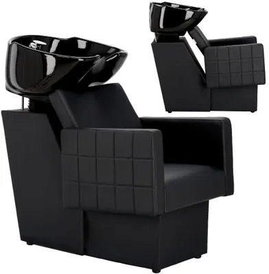 Zdjęcie produktu dla Myjnia myjka fryzjerska barberska Tom do salonu fryzjerskiego barberskiego ruchoma ceramiczna misa armatura bateria słuchawka