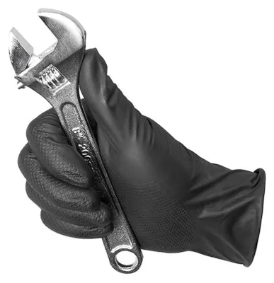 Obrázek produktu pro Gripp-It nitrilové rukavice XXL černý dávkovač box 50 kusů