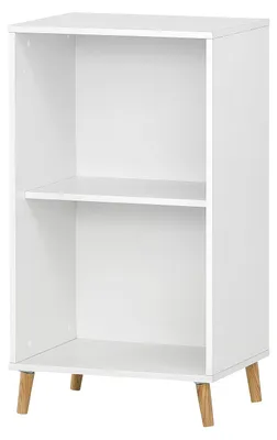 Regal mit 2 offenen Fächern, weiß, 51 x 41 x 92,6 cm