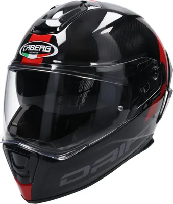 Produktbild von CABERG DRIFT EVO CARBON SONIC Integralhelm XL in grau/rot