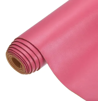PU-Kunstleder, 137x35 cm, 1 mm dick, rot-rosa, für DIY-Taschen