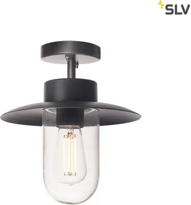 Produktbild von SLV 1000823 MOLAT E27 Outdoor Deckenleuchte anthrazit max. 60W IP44