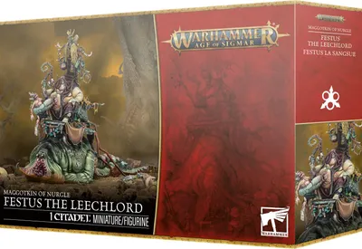 Image de W-AOS : Maggotkin of Nurgle - Festus The Leechlord (1 figurine)