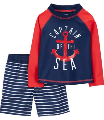Productafbeelding van Badpakset "Simple Joys" van Carter's voor peuters en baby's, jongens, zwemkleding
