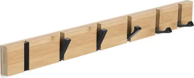 Produktbild von Clord - Garderobe - Wandgarderobe - Klappbare Haken - 6 Haken