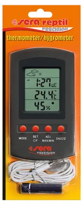 Productafbeelding van Sera Reptil digitale thermometer en hygrometer met sonde voor terrarium