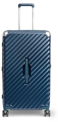 Produktbild von CarryOn Trunk, großer Koffer, 126 Liter - L, Rollkoffer mit Erweiterungsfunktion, 79 cm - TSA-Schloss - Blau