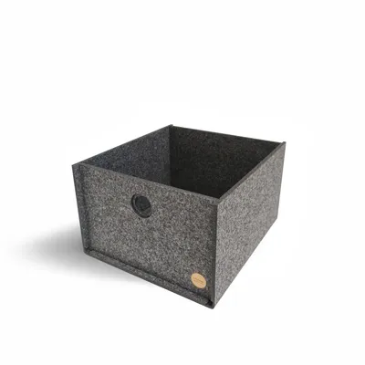 Produktbild von Aufbewahrungsbox CARGA Filz 29 x 26 x 17 cm ohne Deckel in anthrazit meliert