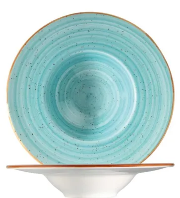 Image de Assiette à pâtes Aura Aqua Banquet 28 cm - 6 pièces