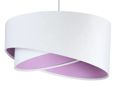 Zdjęcie produktu dla Lampa wisząca GEMSTONE WHITE biała/fioletowa