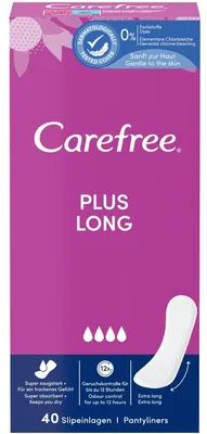 Image de Protège-slips Carefree Long Plus très absorbants 40 pièces 199g