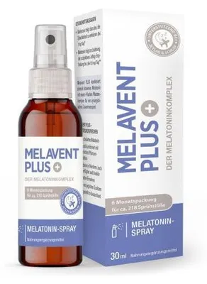 Produktbild von Melavent Plus Spray Melatonin Baldrian Lavendel 30 ml
