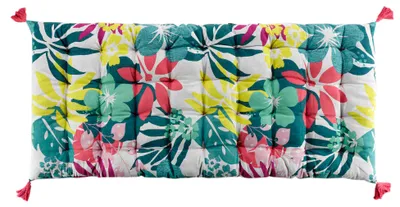 Image de Coussin de sol ou Matelas de sol pompons Hawaina