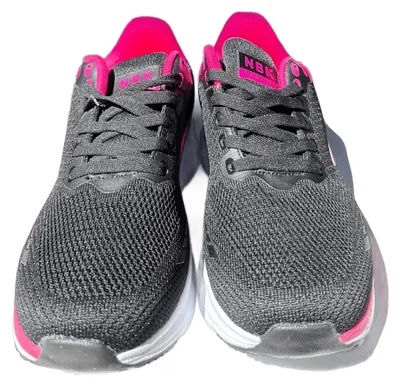Produktbild von Damen Sneaker NBK Sportschuhe Turnschuhe Running Freizeit leicht - Schwarz/Pink, Gr. 40