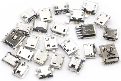 Obrázok produktu pre Sada konektorov USB s viacerými špecifikáciami Pin Charge Female SMT Socket Jack Set