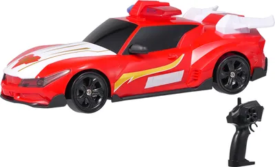 Zdjęcie produktu dla Zdalnie sterowana zabawka policyjna, zabawka samochód driftowy 4WD z światłami, prezent urodzinowy, idealny dla dzieci, chłopców i dziewczynek, czerwony