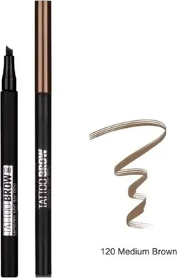 Produktbild von Maybelline Tattoo Brow Micro Pen, Braun, Medium Brown, 1,1 ml, 24 h