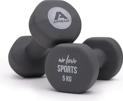 Produktbild von Hantel Set mit zwei Kurzhanteln à 5 KG für vielseitiges Krafttraining und Fitnessübungen