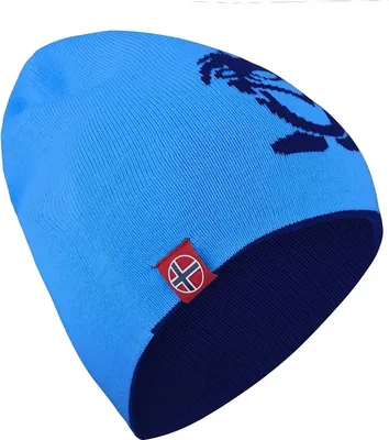 Produktbild von Trollkids Troll Long Mütze Blau 54 cm Jungen,Mädchen Blau 54 cm