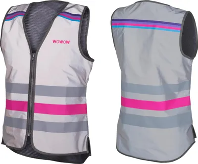 Obrázok produktu pre WOWOW Dámska bezpečnostná vesta Lucy Full Reflective, sivo-ružová