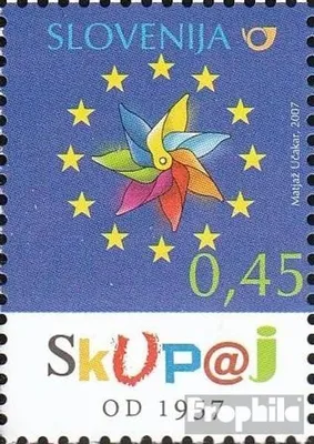 Produktbild von Briefmarken Slowenien 2007 Mi 647 (kompl.Ausg.) postfrisch 50 Jahre Römische Verträge