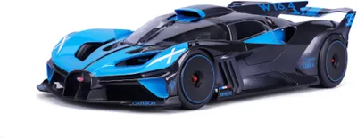 Produktbild von Bburago 18-11047B - Modellauto - Bugatti Bolide (blau, Maßstab 1:18) Spielzeugauto Modell