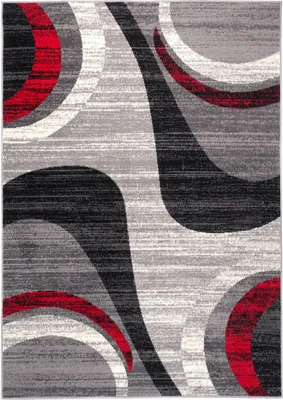 Obrázek produktu pro Tapiso koberec DREAM Modern Cream Grey Red Obývací pokoj ÖKOTEX 300 x 400 cm