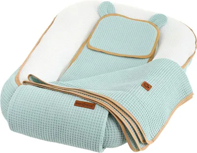 Produktbild von Babynest Babymam Air 3D Safe Sleep Set Baumwolle 103x65 cm Atmungsaktiv Szałbia