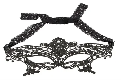 Produktbild von Cotelli Collection Augenmaske - Augenmaske für Frauen und Paaren, Maske für intensive Bondage-Spiele, schwarz