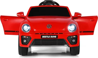 Produktbild von Elektroauto für Kinder, 12V Kinderfahrzeug mit 2,4G Fernbedienung, Kinderauto elektrisch mit LED-Licht & Musik & Sicherheitsgurt, 2-Sitzer Elektroauto für Kinder 3–8 Jahre (Rot)