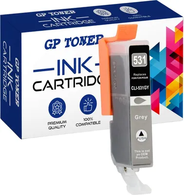 Produktbild von Tinte Drukerpatronen XL für Canon Pixma TS8750 TS875 531XL Grey