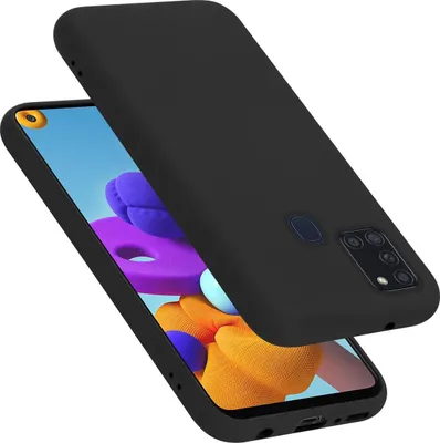 Obrázek produktu pro Cadorabo Protective Cover for Samsung Galaxy A21s Case in Black Pouzdro na mobilní telefon TPU Etui