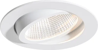 Produktbild von QAZQA Professional - Modern Bad I Badezimmer Einbaustrahler weiß 9,5 cm inkl. LED 1015 lm Dimmbar IP65 - Gaius - Aluminium Rund - I (nicht austauschbare) LED