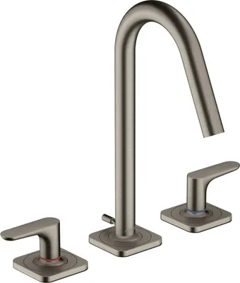 Produktbild von 3-Loch Waschtischarmatur AXOR CITTERIO M 160 DN 15 m Hebelgr. u Ros. Stain st optic stainless steel optic