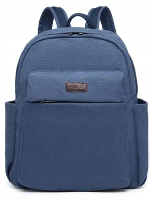 Produktbild von Kono Damen Rucksack Vintage Retro Canvas Stadt