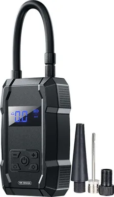 Immagine prodotto di WEKOME Pi801 - Pompa elettrica portatile per auto + Power Bank 2000 mAh (nero)