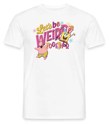 Produktbild von Spreadshirt SpongeBob Schwammkopf Patrick Gary Freundschaft Männer T-Shirt, XL, Weiß