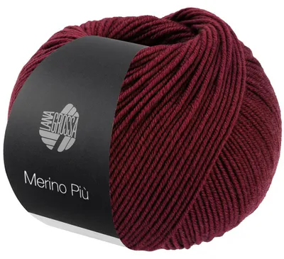 Produktbild von Lana Grossa MERINO PIÙ Farbe 017 - Burgund