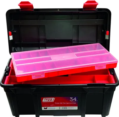 Produktbild von TAYG Kunststoffkoffer N° 34 580x285x290mm, mit Werkzeugträger, bis 120 kg