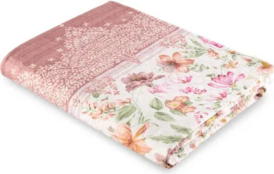 Produktbild von Bassetti Baumwoll-Tagesdecke CASABLANCA Farbe P1 ROSA Größe 240x255