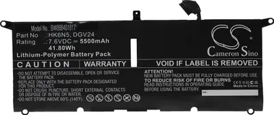Produktbild von vhbw Akku kompatibel mit Dell Vostro 5390 Notebook (5500 mAh, 7,6 V, Li-Polymer)