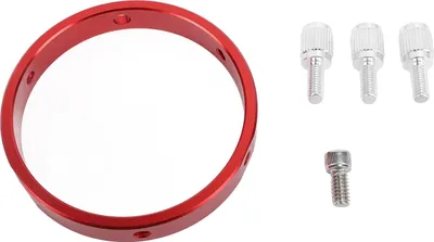 Produktbild von 6 Loch 90 -mm -Führungsring mit M6 -Schraube 1/4 Zoll für 70-90 mm Teleskop Astrophotographie Aluminiumlegierung rot